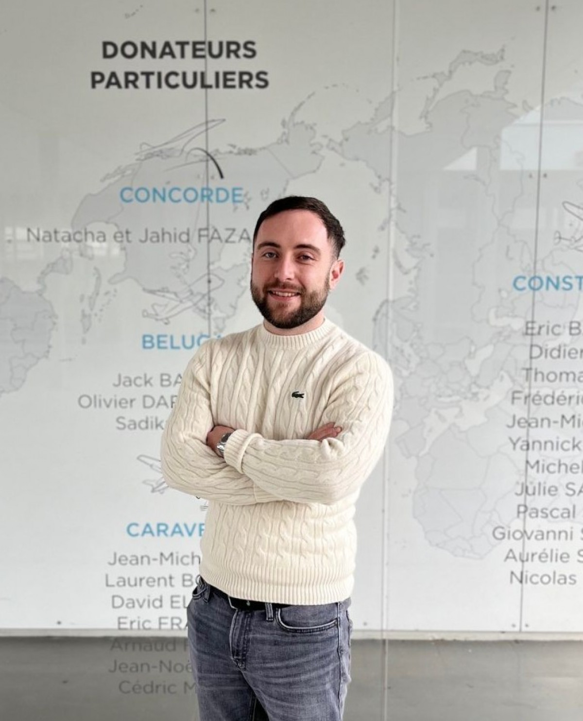 Hugo Martin, chargé de projet com’ de la Fondation ENAC