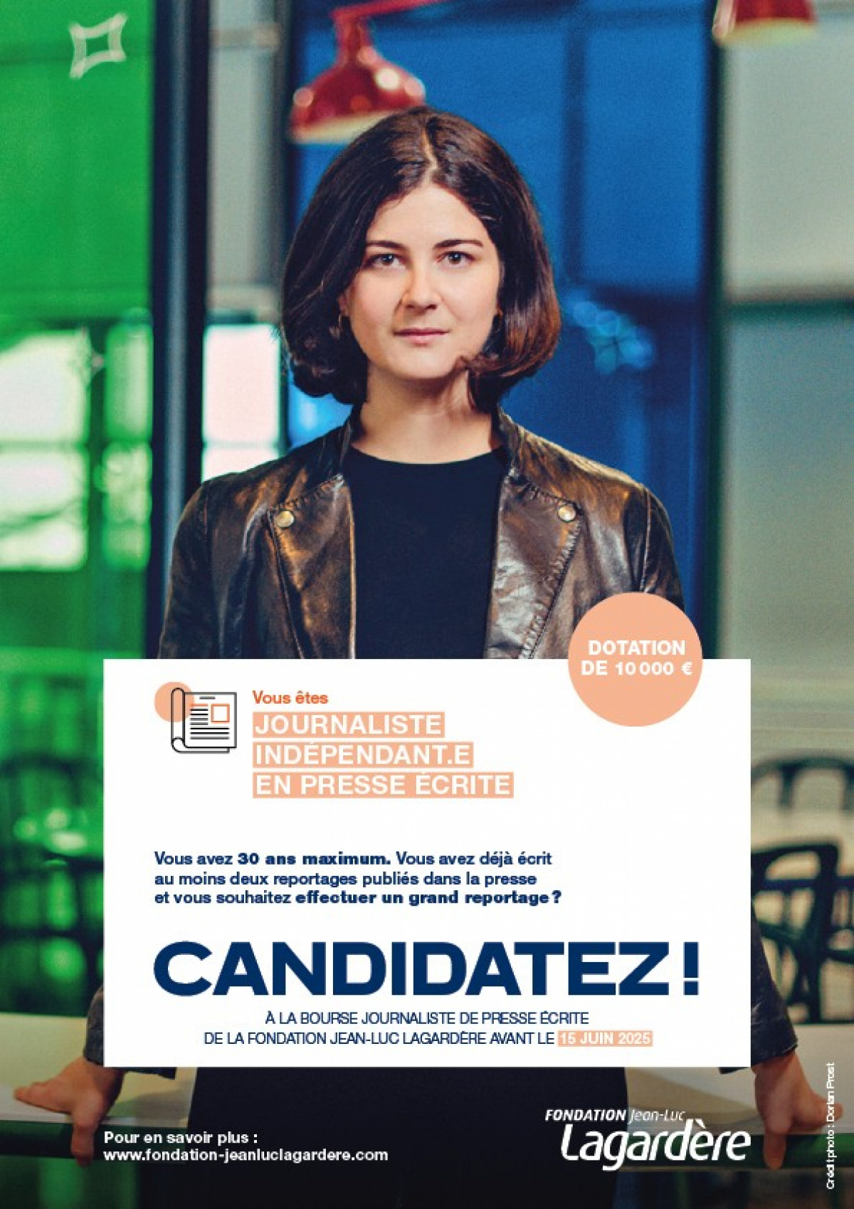 Candidatez à la bourse Journaliste de presse écrite