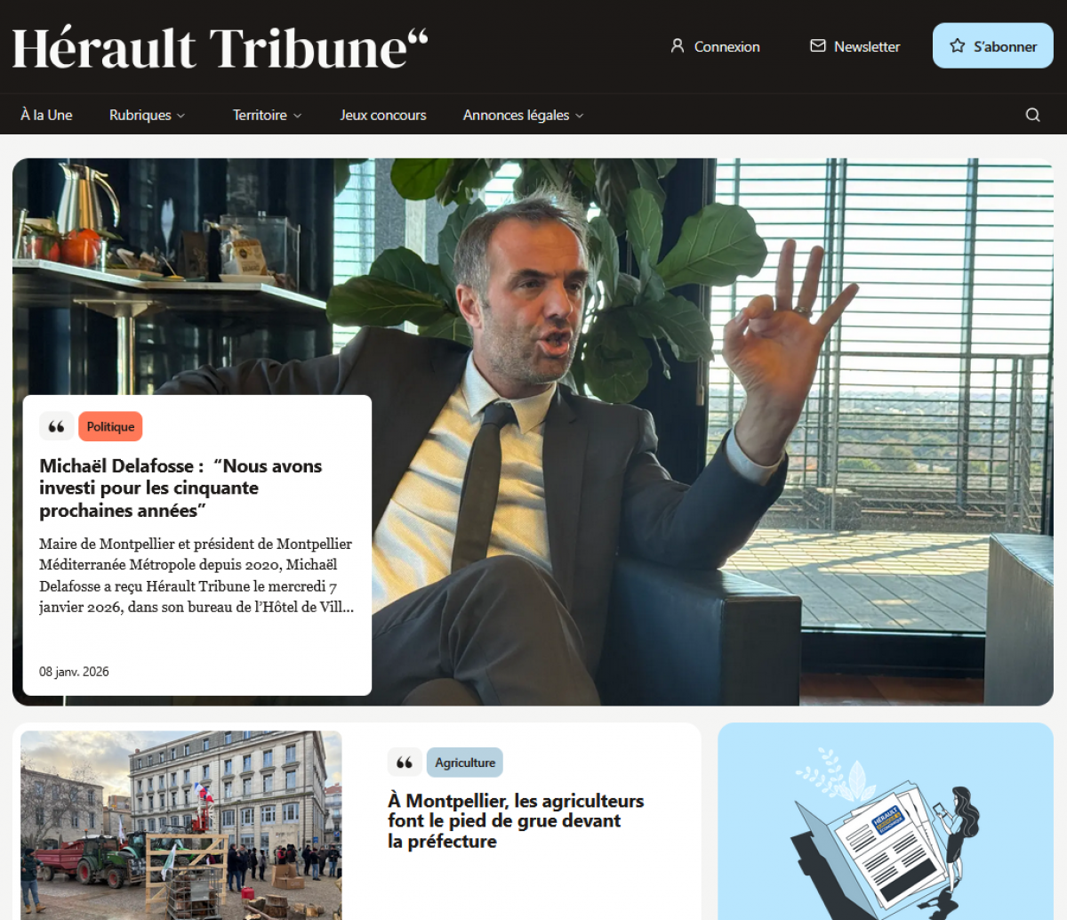 Le site d’Hérault Tribune fait peau neuve