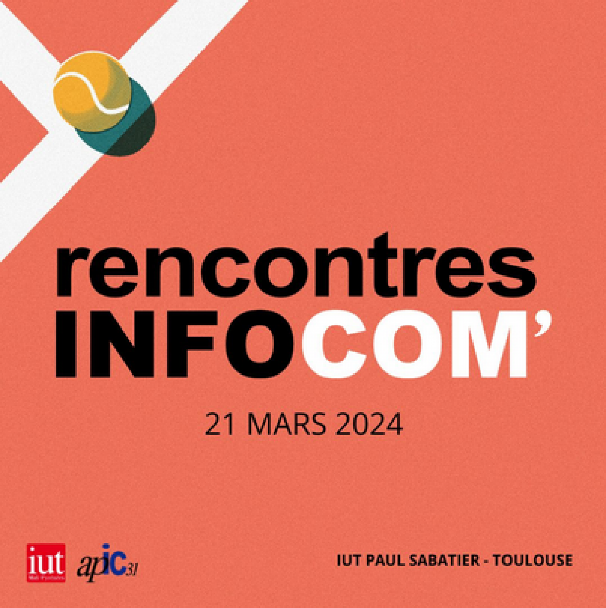 12ème édition des Rencontres InfoCom' de Toulouse le 21 mars 2024