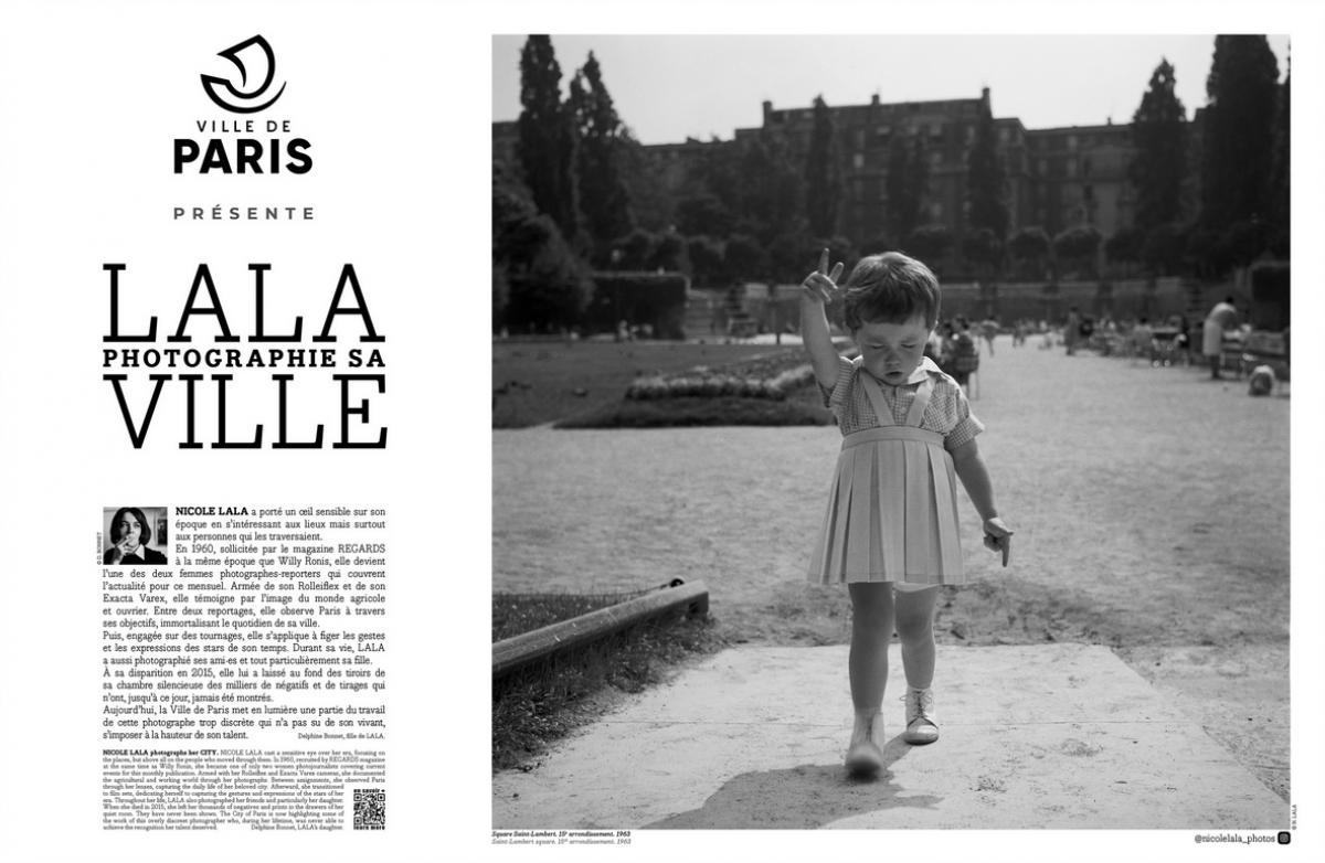 La Ville de Paris rend hommage à la photographe Nicole Lala