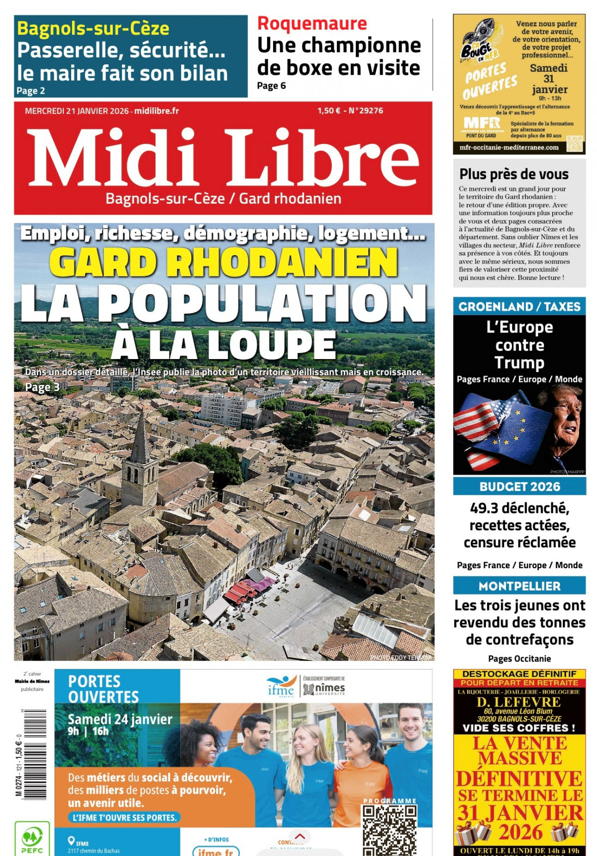 Midi Libre relance une édition gardoise à Bagnols-sur-Cèze
