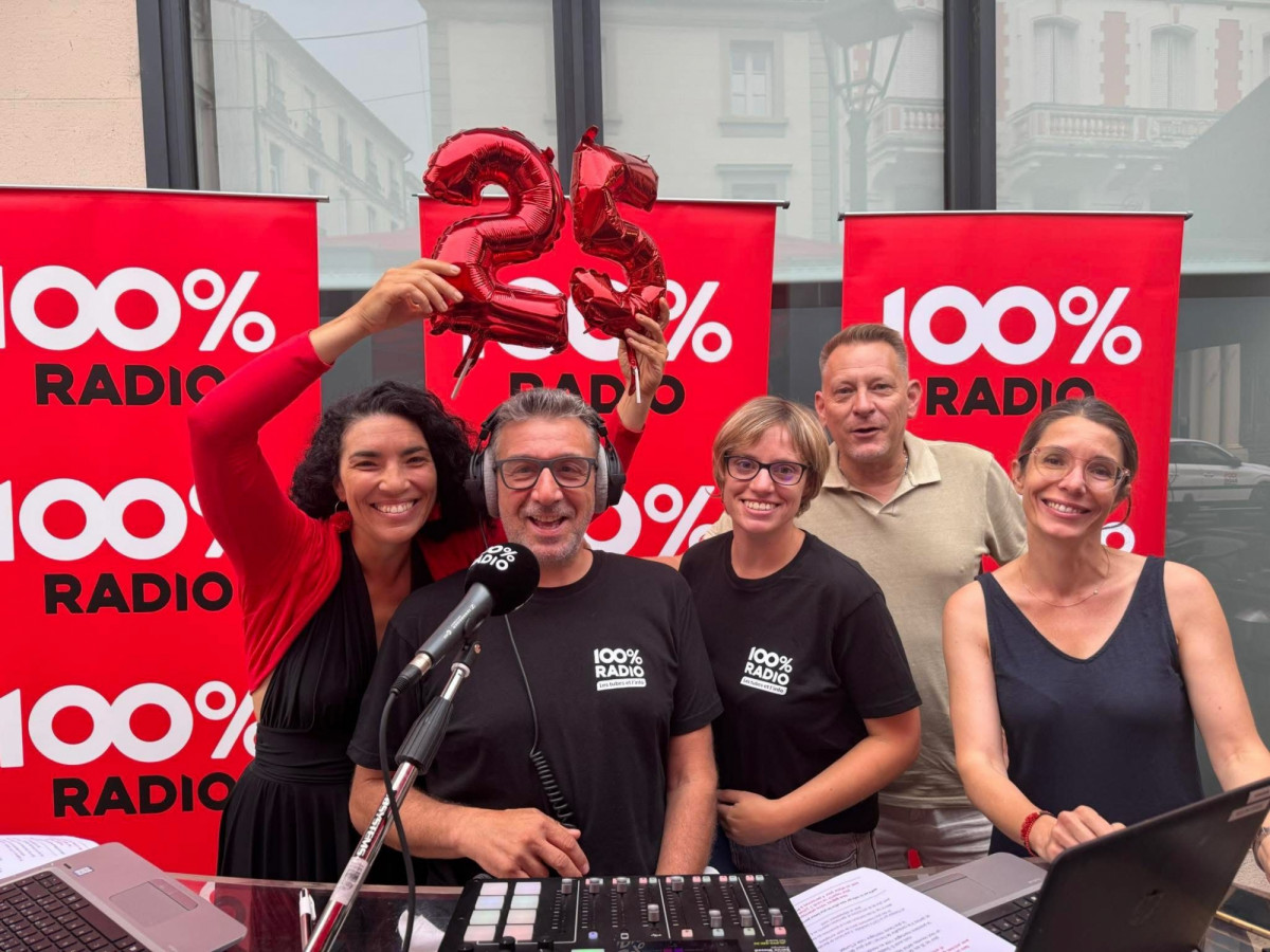 100% Radio fête ses 25 années d’existence !