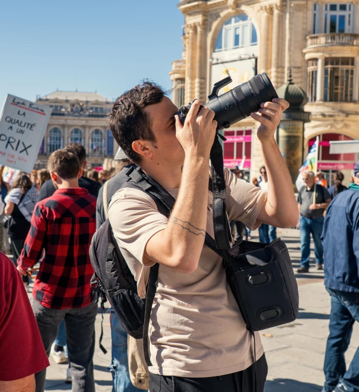 Antoine Hereu, journaliste vidéaste titulaire au Métropolitain