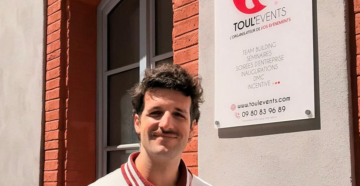 Maxime Rey, nouveau responsable d’agence de Toul’events