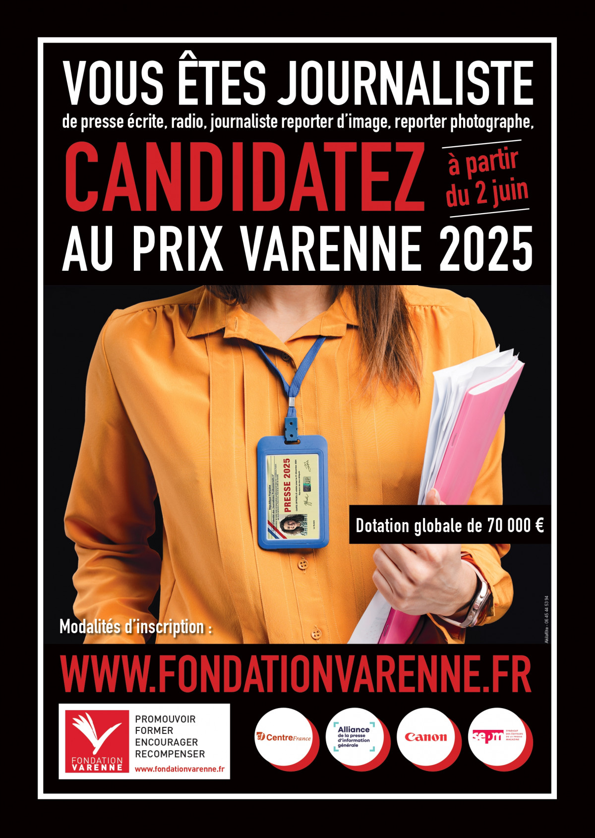 Candidatez à la 36ème édition du Prix Varenne