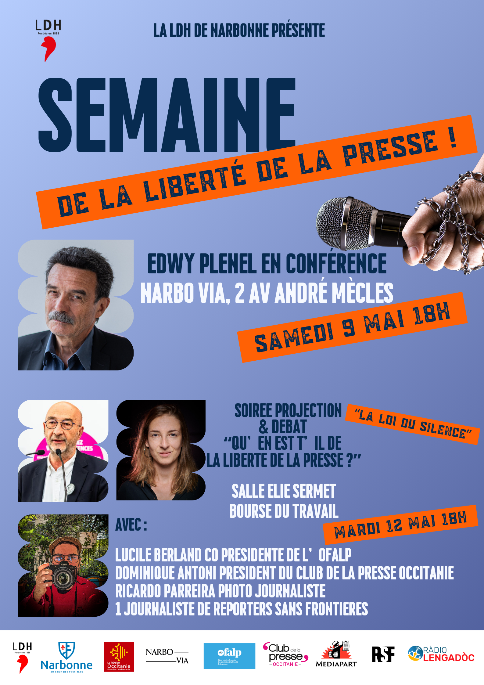 Journée mondiale de la liberté de la presse à Narbonne