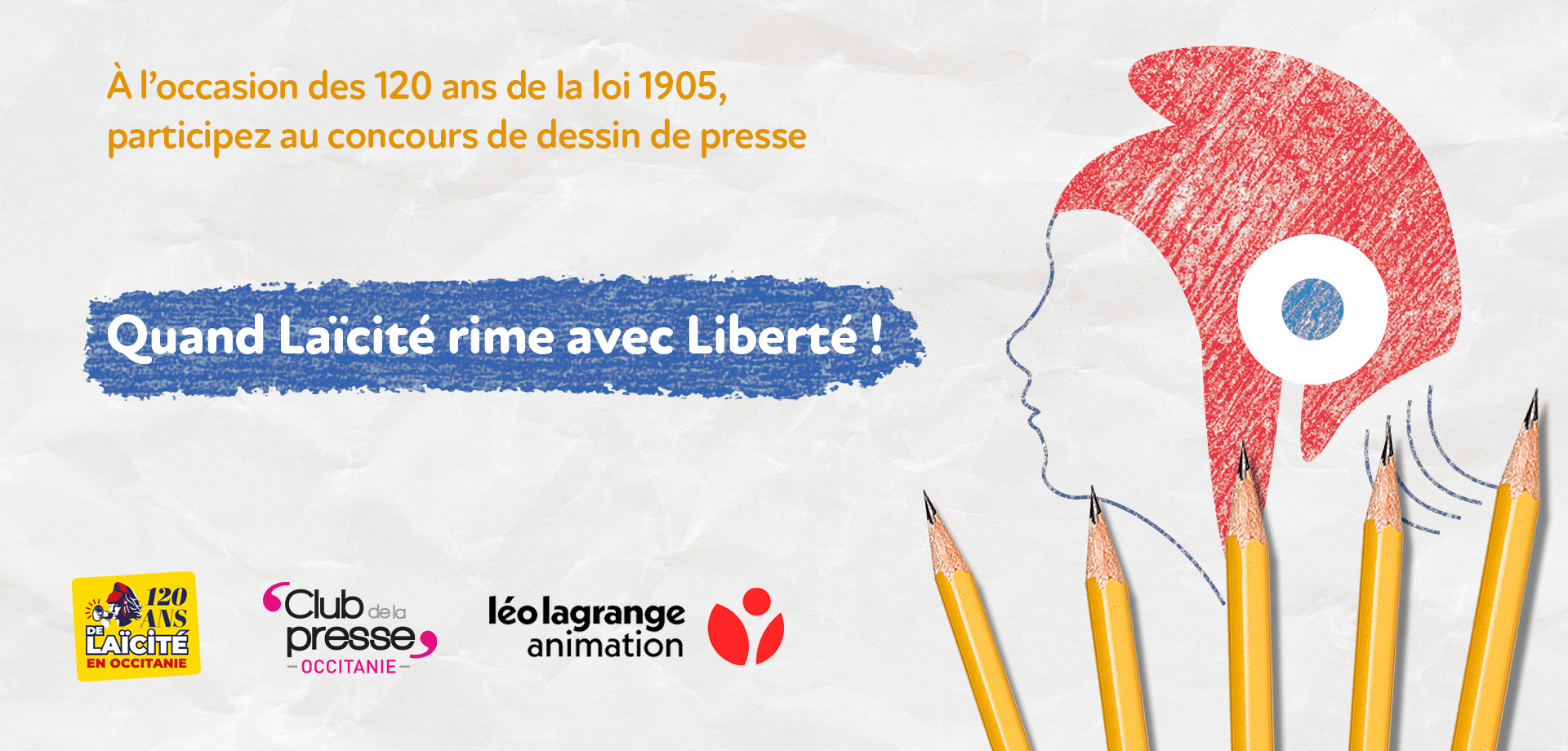 Concours de dessin de presse : « Quand Laïcité rime avec Liberté ! »
